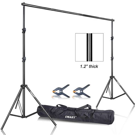 Emart Emart Photo Video Studio Background Stand Backdrop Support System Kit