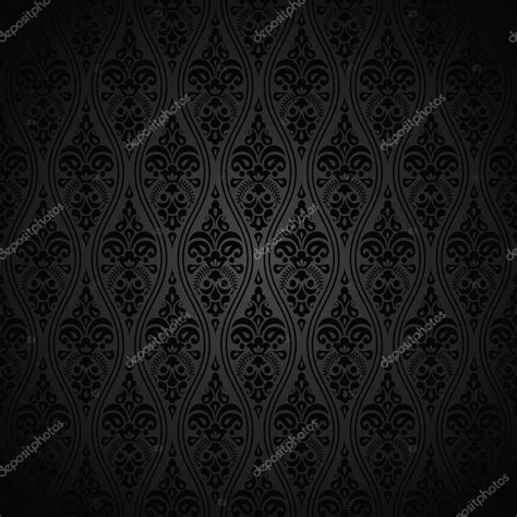 Seamless Royal Black Wallpaper — Stock Vector © Malkani 44835909