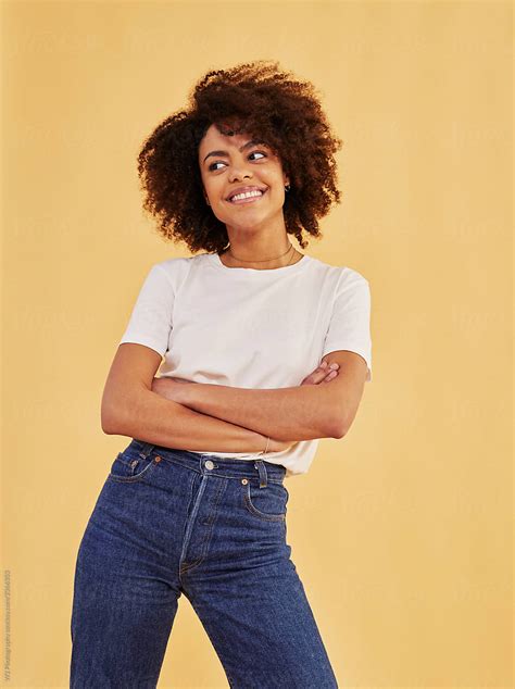 Portrait Of A Confident Woman In Jeans By Stocksy Contributor W Photography Female