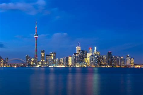 Toronto Skyline at Night - Vector Institute for Artificial Intelligence