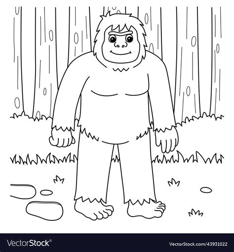 Bigfoot Coloring Pages Home Design Ideas
