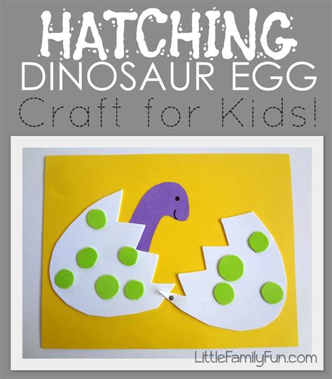 Dinosaur gifts and products we recommend. Little Family Fun: Hatching Dinosaur Egg Craft