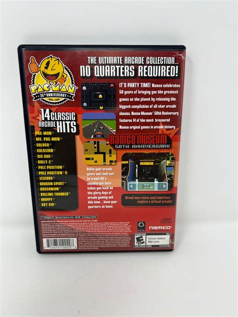Namco Museum 50th Anniversary Greatest Hits Ps2 Game Retroaholics