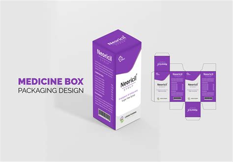 Medicine Box Packaging Design On Behance