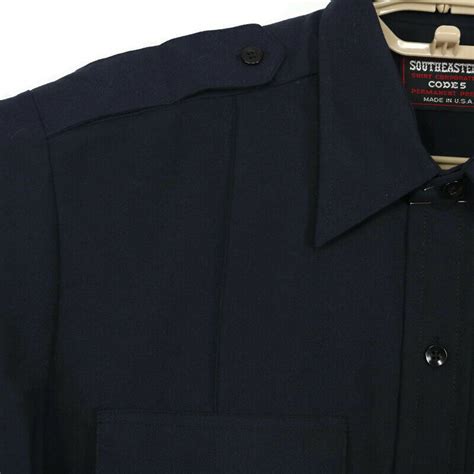 Southeastern Code 5 Police Deputy Uniform Shirt Blue Size 165 35 Long