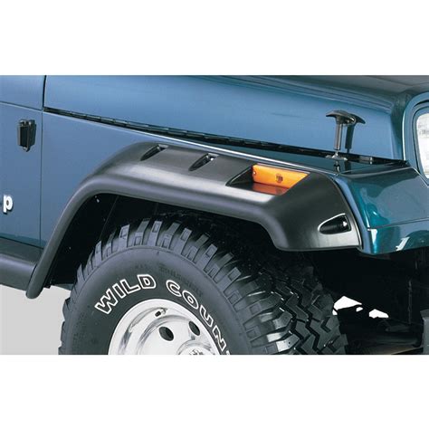 1987 1995 Jeep Wrangler Yj Cut Out Style Fender Flare Frontrear Kit