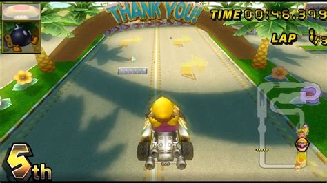 Mario Kart Wii Flower Cup Pc Emulator 1440p Youtube
