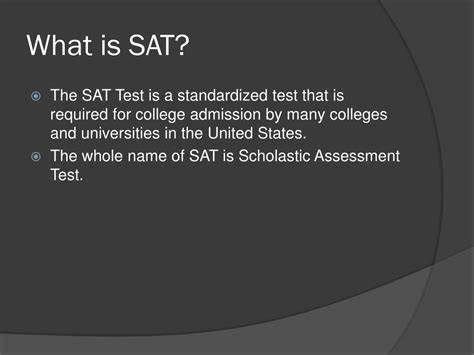 Ppt How To Prepare And Take The Sat Powerpoint Presentation Free