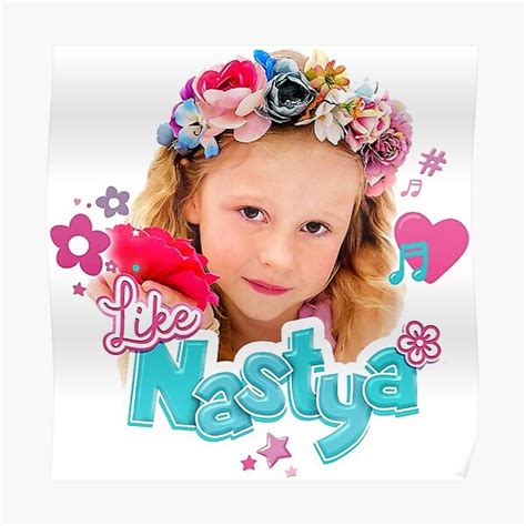 Beautiful Nastya Poster For Sale By Cartoonworld99 Redbubble