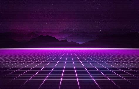Music Stars Background 80s Neon 80s Synth Retrowave Synthwave