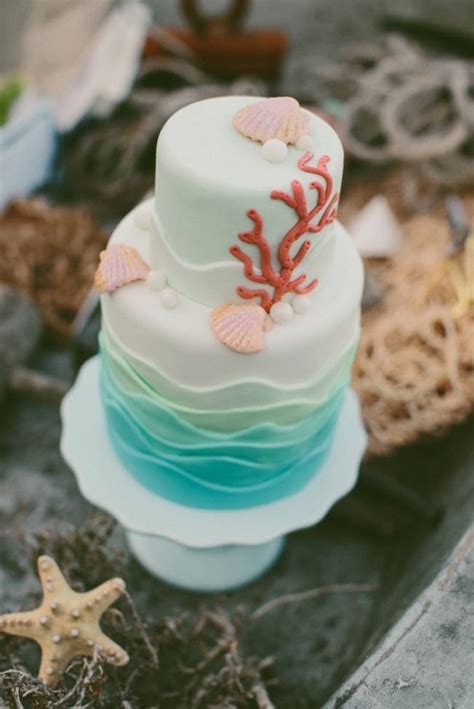 Nautical By Nature Ocean Inspired Wedding Cakes