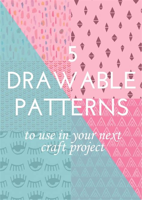 5 Drawable Patterns To Use In Your Next Project The Crafted Life