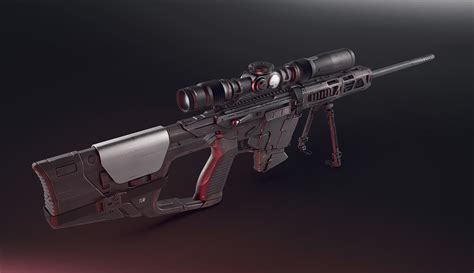 Concept Art Sniper Rifle Bzd 1 Prt 2 Rimaginaryweaponry