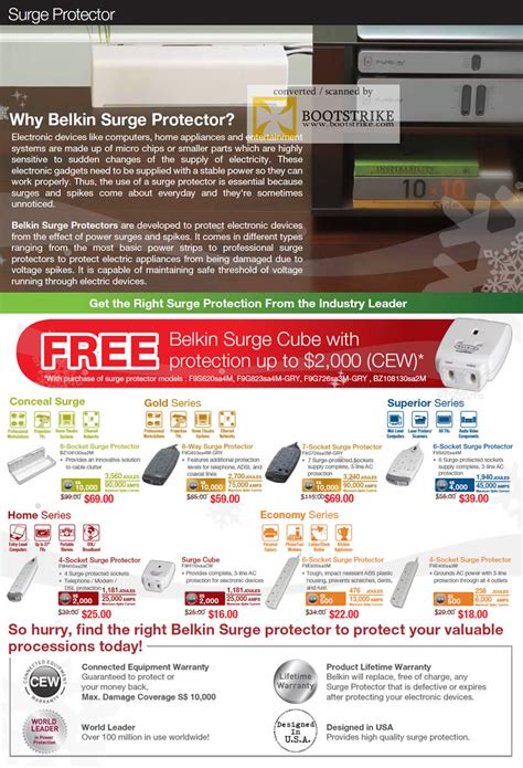 Find pre approval for credit card now. Belkin Surge Protector Cube Conceal Gold Superior Home Economy SITEX 2010 Price List Brochure ...