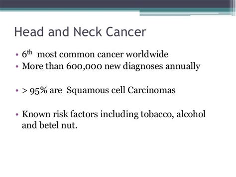 Hpv And Head And Neck Cancers