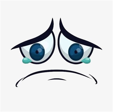 Crying Eyes Png Clipart Black Broken Hearted Cartoon Crying