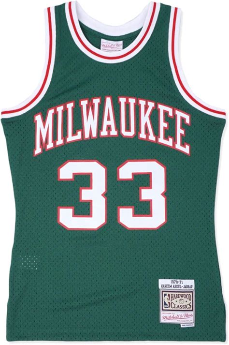 Buy Kareem Abdul Jabbar Milwaukee Bucks Mens 1970 71 Green Swingman