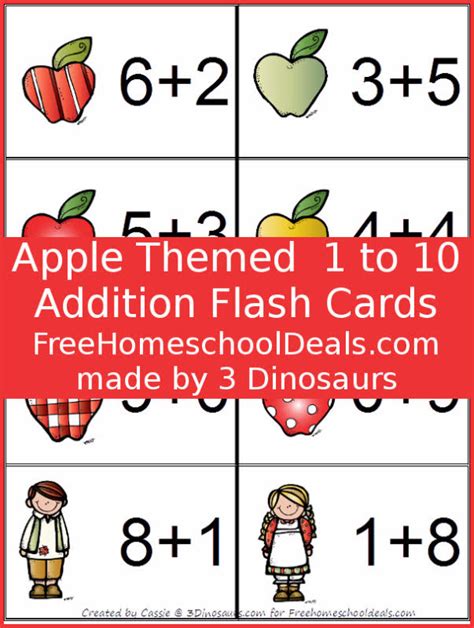 We did not find results for: FREE Apple Themed Addition Cards | Free Homeschool Deals