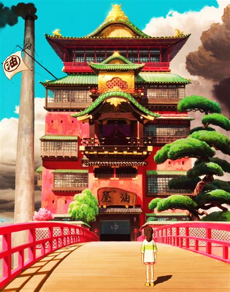 Ghibli Panoramic 5 Spirited Away Bathhouse Spirited Away