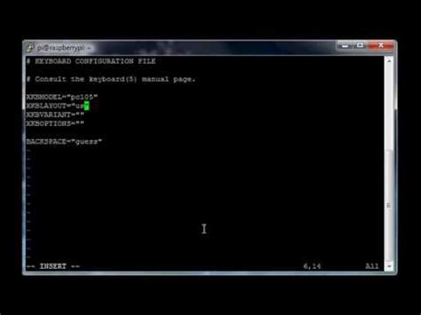 Terminal also has english us. Raspberry Pi - Change keyboard layout to US from default British layout - YouTube