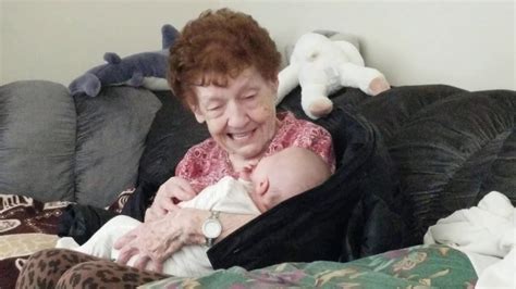 great grandma and my daughter meet for the second time youtube