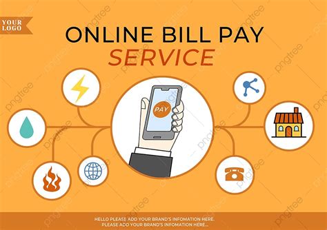 Online Bill Payment Icon Orange Template Template Download On Pngtree