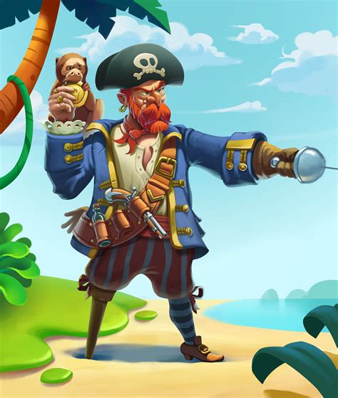 Pirate Character On Behance