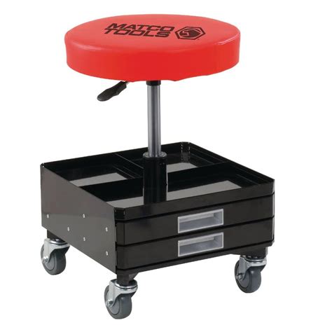 Adjustable Mechanics Stool With Drawers Ms15 Matco Tools