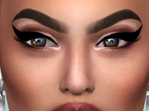 Sims 4 Makeup Sims 4 Cc Makeup Amy Winehouse Makeup Eyeliner