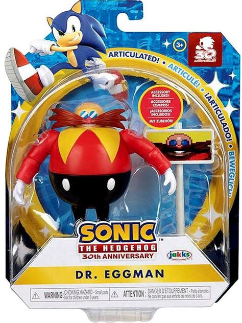 Sonic The Hedgehog Dr Eggman Action Figure 10cm Carsmästaren