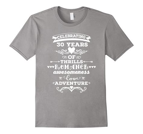 5 star reviews · satisfaction guaranteed · wedding gifts 30th Wedding Anniversary T-shirt 30 Years Together Gift ...