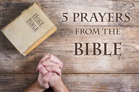 5 Prayers from the Bible - GEB