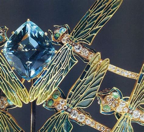 Closeup Of A Tiara By By René Lalique In The Form Of A Swarm Of