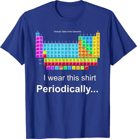 Wear This Periodically Periodic Table Of Elements T Shirt