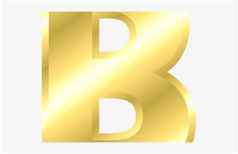 Letter B Capital Letter Alphabet Abc Gold B Letter Png Image