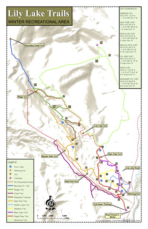 Map Of Ski Trails