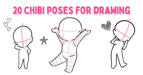 20 Anime Chibi Poses For Drawing Artsydee Drawing Painting Craft
