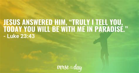 Luke 23:43 - Verse of the Day.io