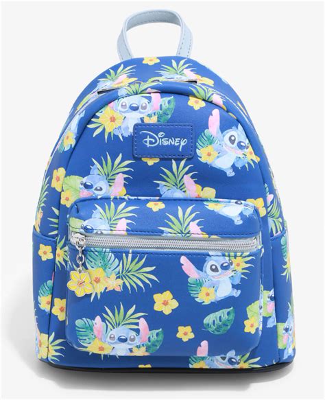 Disney Lilo And Stitch Tropical Stitch Mini Backpack By Loungefly New