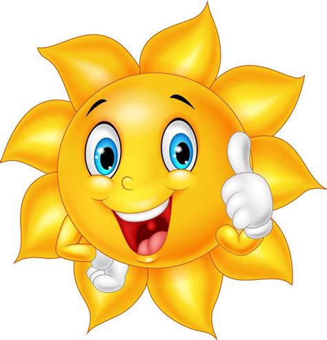 Cartoon Sun Smiling Face Vectors 07 Emoticons Animados Carinhas