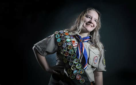 E C Teen Becomes One Of Nations First Female Eagle Scouts