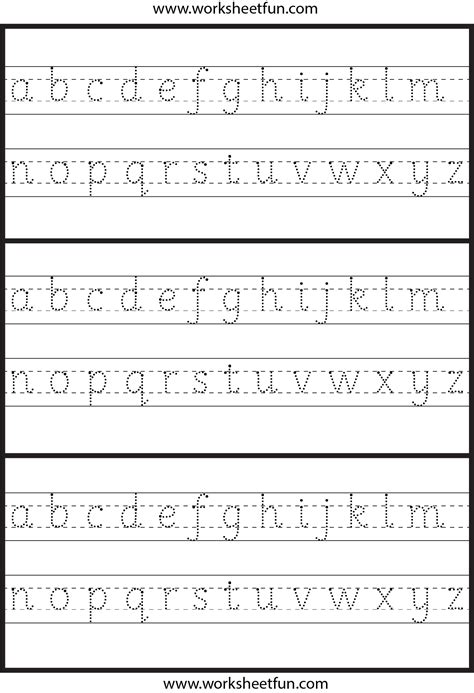 Alphabet Tracing Handwriting Worksheets Name Tracing Generator Free