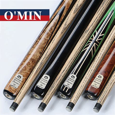 Omin Handmade Evolver 3 4 Jointed Snooker Cues Sticks With 3 4 Snooker Cue Case Set 95mm 10mm