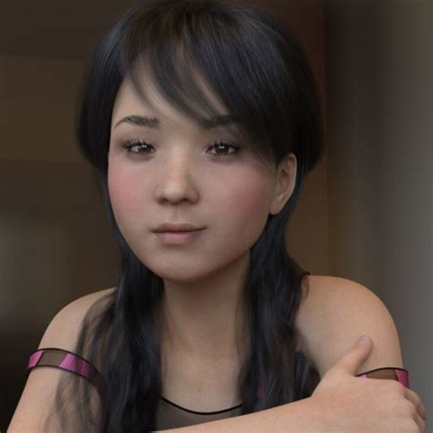Akira Beautiful Asian Teen For Genesis 8 Female Renderfu