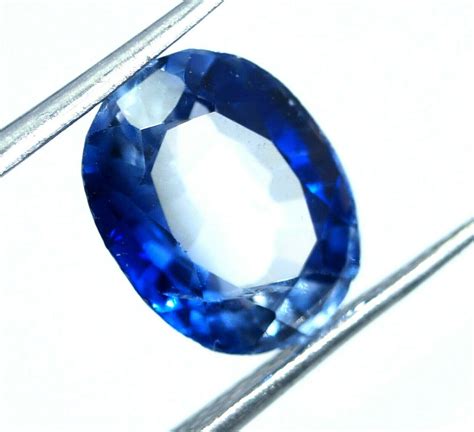 400 Ct Natural Royal Blue Sapphire Oval Shape Ceylon Etsy