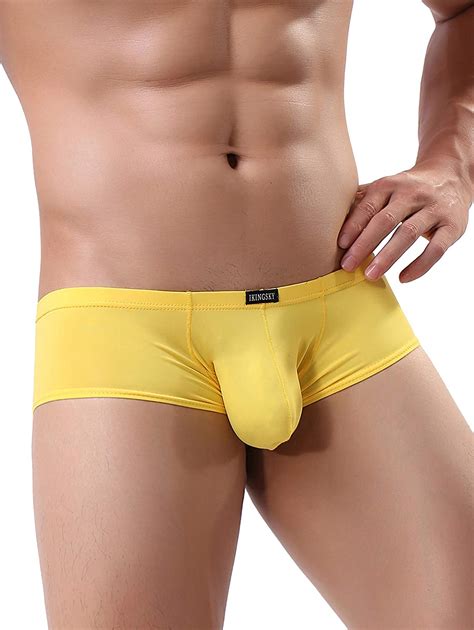 IKingsky Men S Soft Boxer Briefs U Hance Pouch Mens Underwear EBay