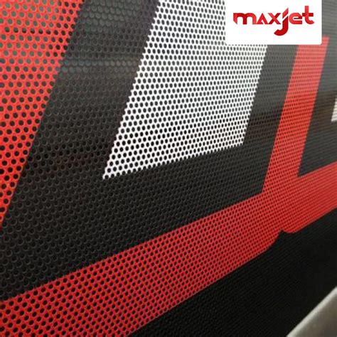 Maxjet Perforated One Way Vision Sticker Stictac Digital Printing