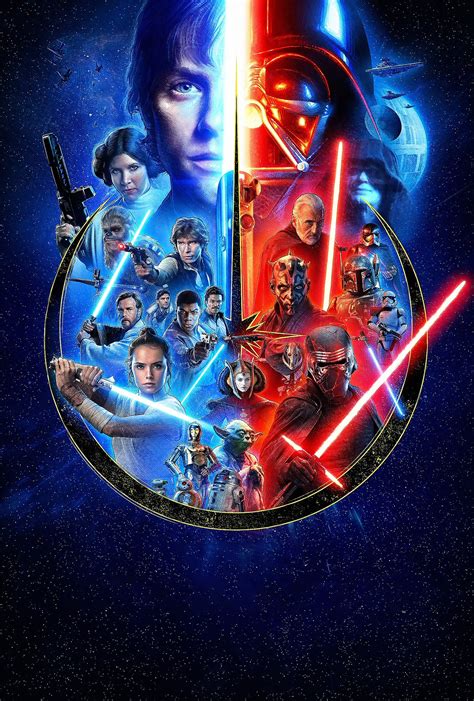 Zcure On Twitter Textless Version Of The Skywalker Saga Poster Starwars Https T Co
