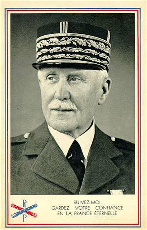 Marshal Philippe Petain President Of Vichy France