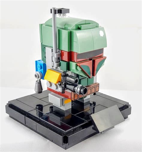 Lego Moc Brickheadz Display Stand By Brickbrickgo Rebrickable Build